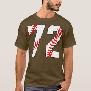 Baseball Number 72 72 Baseball Jersey Favourite P T-Shirt