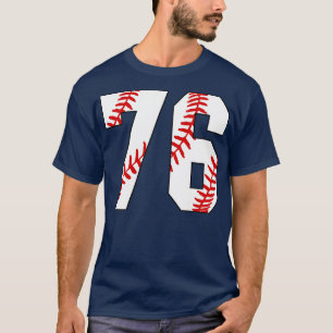 Baseball Number 76 76 Baseball  Jersey Favourite P T-Shirt