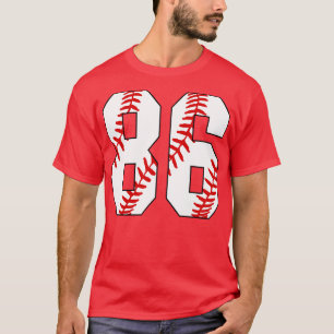 Baseball Number 86 86 Baseball Jersey Favourite P T-Shirt
