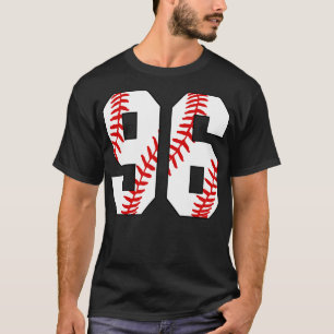 Baseball Number 96 96 Baseball  Jersey Favourite P T-Shirt