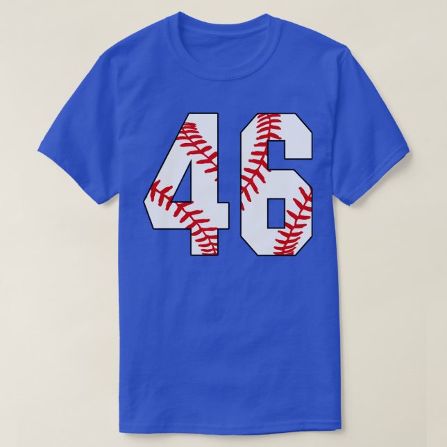 Baseball Number Baseball  Jersey Favourite Player  T-Shirt (Design Front)
