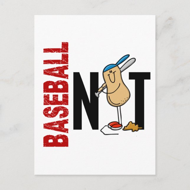 Baseball Nut 1 Postcard (Front)