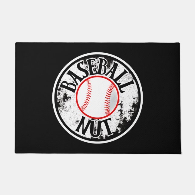 Baseball nut  doormat (Front)