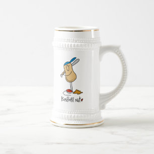 Baseball Nut T-shirts and Gifts Beer Stein