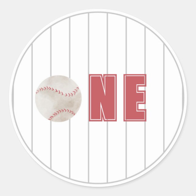Baseball ONE sticker (Front)