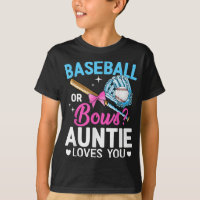 Baseball Or Bows Auntie Loves You Gender Reveal