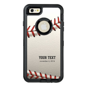 Baseball OtterBox Defender iPhone Case