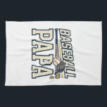 Baseball Papa Vintage Engraving Shirt Design_1 Kitchen Towel<br><div class="desc">Baseball Papa Vintage Engraving Shirt Design_1</div>