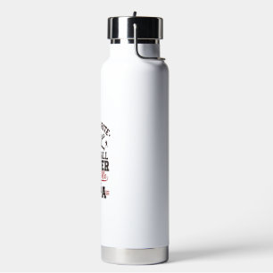 Baseball Papa Vintage Engraving Vector Design_1 Water Bottle