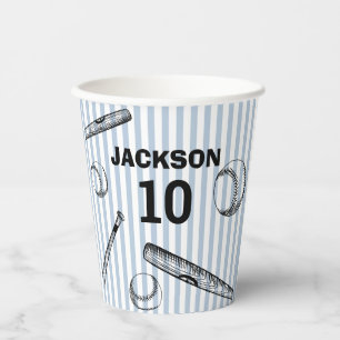 Baseball paper cup - customizable