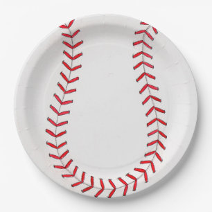 Baseball Paper Plate