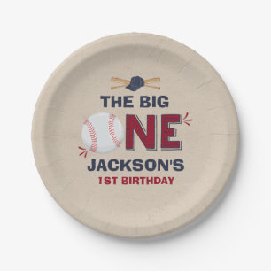 Baseball Paper Plate 7" Paper Plate Baseball Party