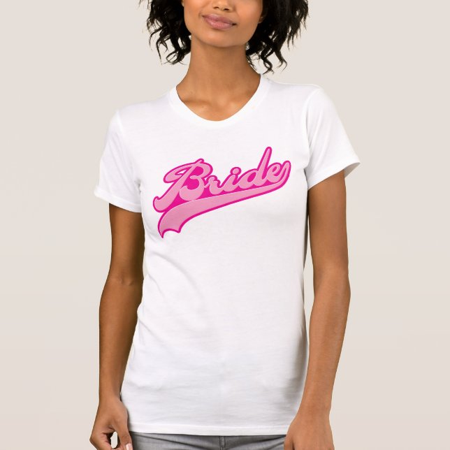 Baseball Park Bride T-Shirt (Front)