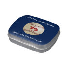 Baseball Party Favour 75th Birthday Candy