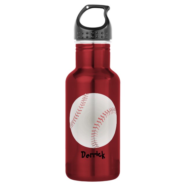 Baseball Personalized 532 Ml Water Bottle (Front)