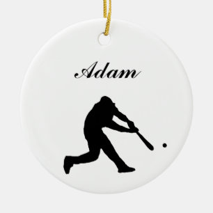 Baseball Personalized Christmas Ornament