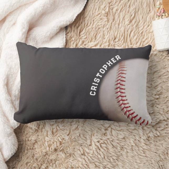 Baseball Personalized Lumbar Pillow (Blanket)