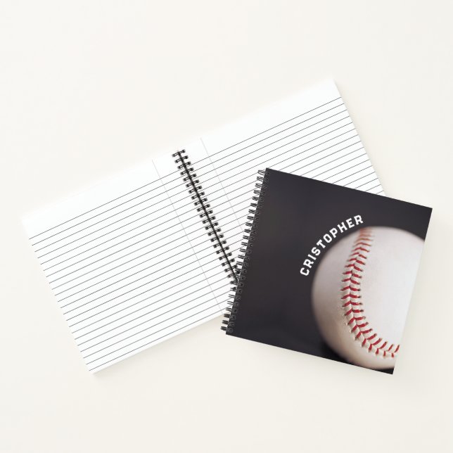 Baseball Personalized Notebook (Inside)