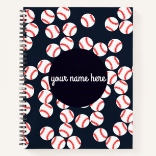 Baseball Personalized Notebook