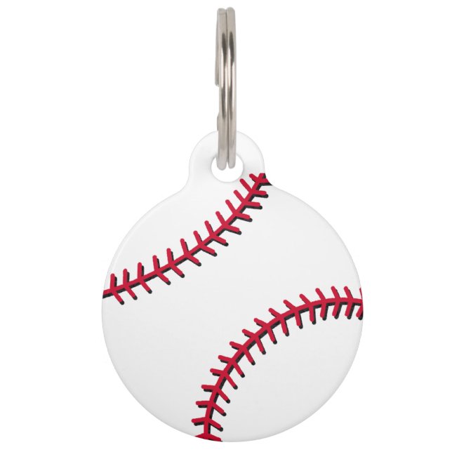 Baseball Pet Tag (Front)