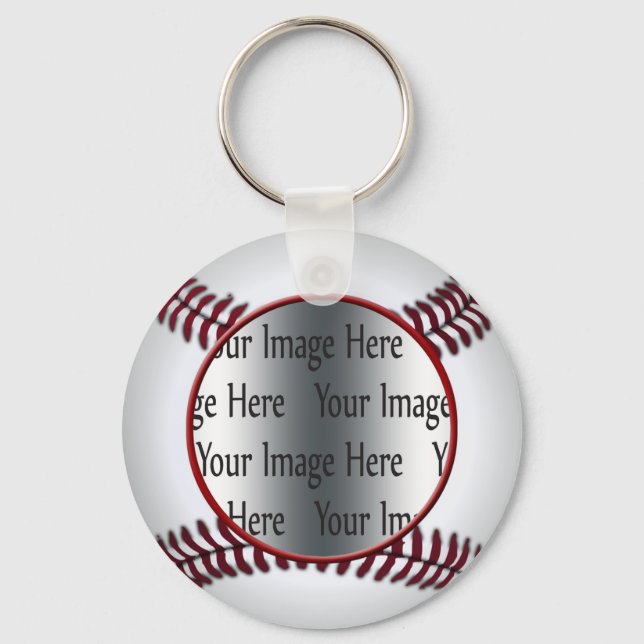 baseball photo keychain (Front)