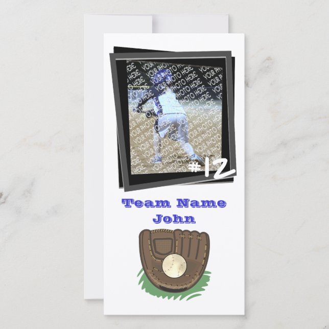 Baseball Photocard (Front)