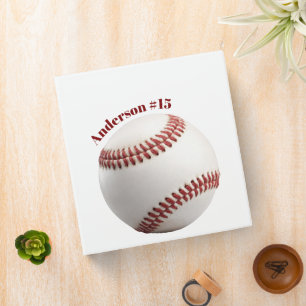 Baseball Photos Rustic Memory Scrapbook Binder