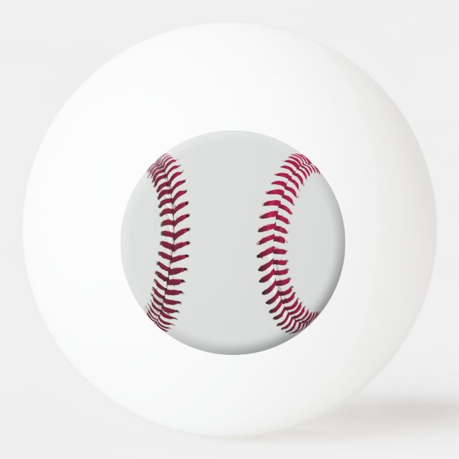 Baseball Ping Pong Ball (Back)