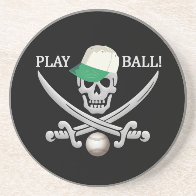 Baseball Pirate coaster (Front)