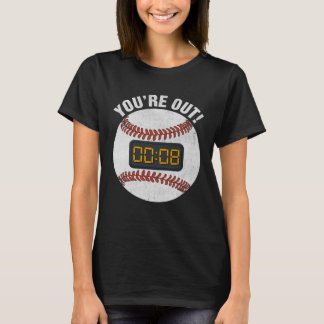 Baseball Pitch Clock 15 Seconds Rule Batter Box Do T-Shirt
