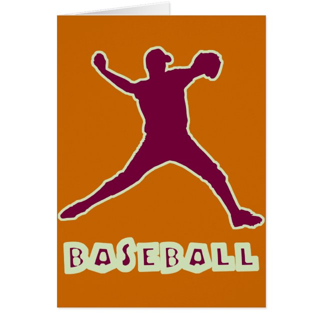 Baseball Pitcher Card (Front)