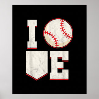 Baseball Pitcher Catcher Batter Softball Sports Poster