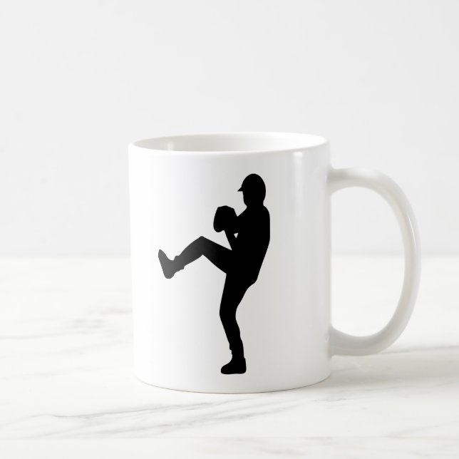 Baseball - Pitcher Coffee Mug (Right)