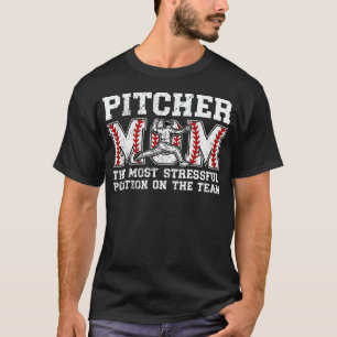 Baseball Pitcher Mom Funny Mom Of A Baseball T-Shirt