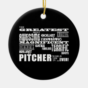 Baseball Pitchers : Greatest Pitcher Ceramic Ornament