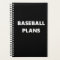 Baseball Planner Sports Theme Baseball Plans