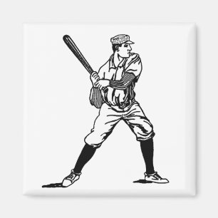 Baseball Player 3 Magnet
