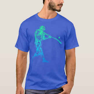 Baseball Player Batter Youth Men Kids Boys T-Shirt