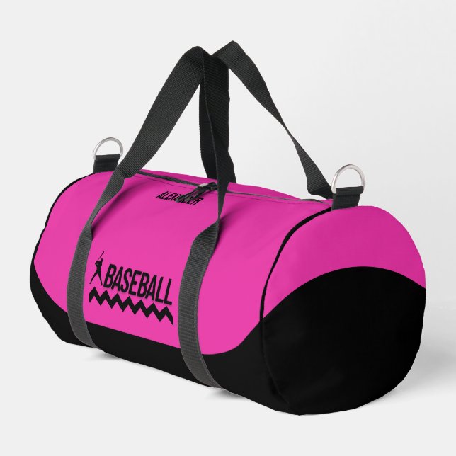 Baseball Player, Birthday Gift, Baseball Team Duff Duffle Bag (Left Corner)