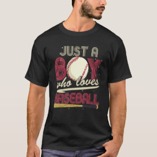 Baseball Player Boys Sport Baseball  Catcher Baseb T-Shirt