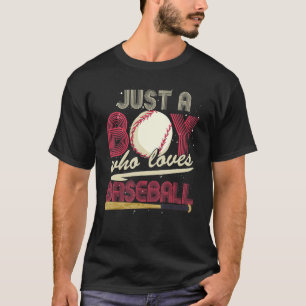 Baseball Player Boys Sport Baseball Catcher Baseb T-Shirt