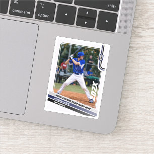 Baseball Player Custom Gift in Blue