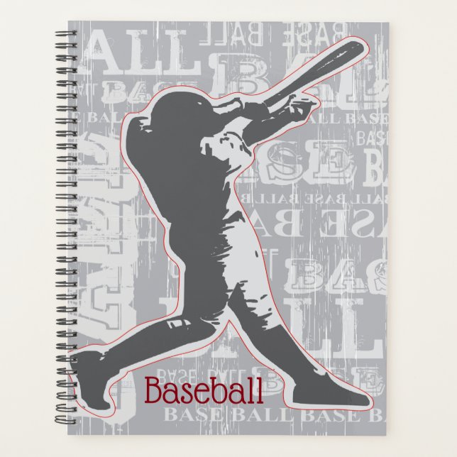 Baseball Player Design Weekly/Monthly Planner (Front)