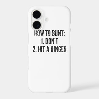 Baseball Player How To Bunt Funny Home Run Hitter