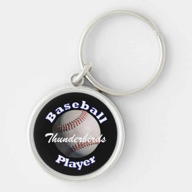 Baseball Player Keychain (Front)
