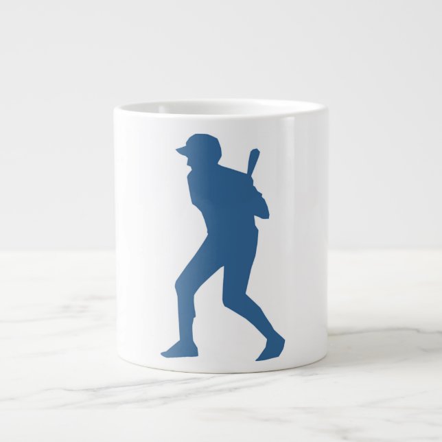 BASEBALL PLAYER LARGE COFFEE MUG (Front)