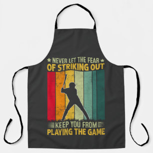 Baseball Player Motivation Apron