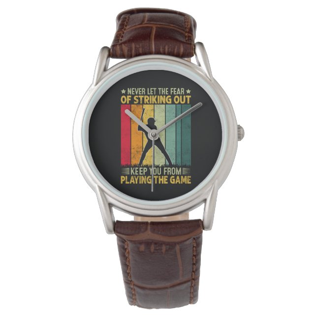 Baseball Player Motivation Watch (Front)