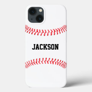 Baseball Player Name, Team Name or Text Custom iPhone 13 Case