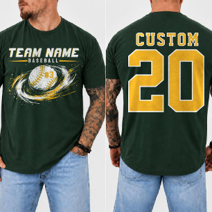 Baseball Player Number Personalized T-Shirt